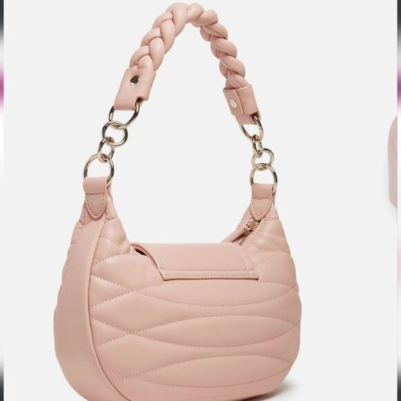 GUESS Lily Quilted Shoulder Bag • Blush Pink • New • Sold Out - Picture 8 of 9